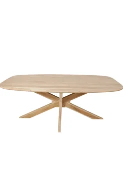 Acacia houten Deens ovale eettafel