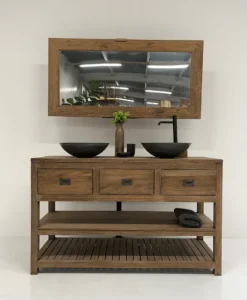 Badkamermeubel rustiek teak