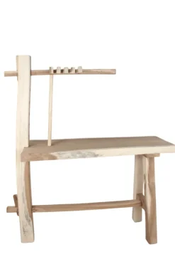 Bartafel met wijnrek suar hout