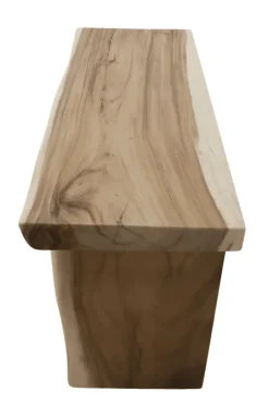 Boomstam suar houten badkamermeubel open 120 cm