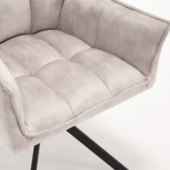 Draaibare Velvet Eetkamerstoel Dani