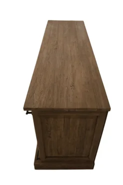 Dressoir 180 cm met metalen schuifdeuren