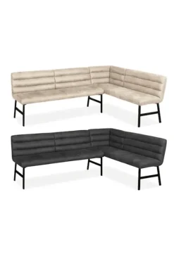 Eetkamerbank David 200 cm – Truffel