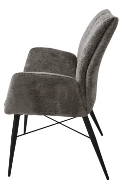 Eetkamerstoel Jef – Taupe met Armleuning
