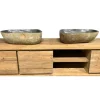 Grote Twin Set Rivierkeien Wasbakken – Set van 2