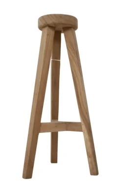 Klein Rond Plantentafeltje – Suar Hout