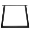 Metalen trapezium tafelpoot (set)
