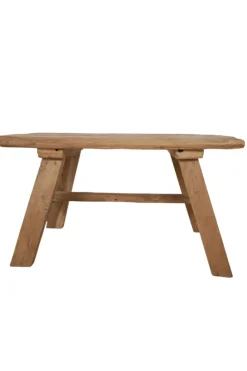 Oud teakhouten salontafel – 92x56x51 cm