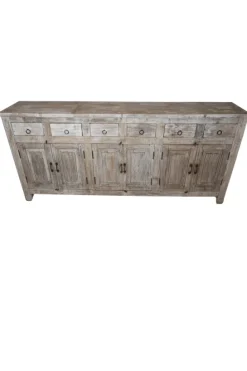 Oud Wit-Beige Dressoir uit India: Authentiek en Uniek