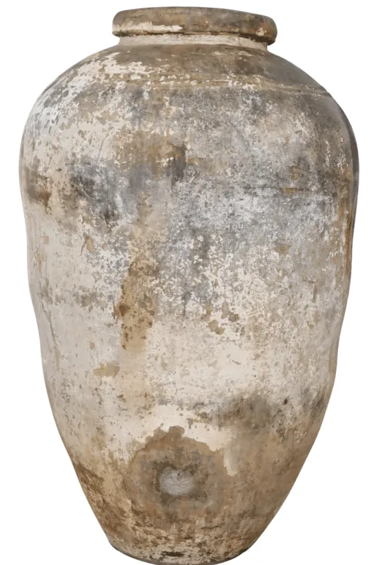 Oude Grote Kruik – Mega Formaat grijs beige