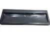 Rechthoekige Grote Zwarte Wasbak 120x40x10 cm
