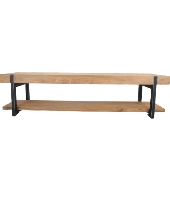 Robuust Teak tv meubel dik blad