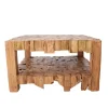 Salontafel met blokjes
