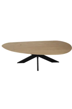 Scandinavisch organische vorm eiken eettafel 270 cm