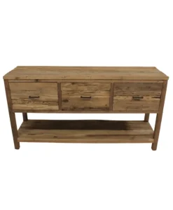 Super rustiek teak houten badkamermeubel 160 cm