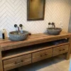 Teak badkamermeubel 180 cm