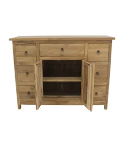Teak dressoir met veel lades
