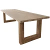 Teak houten eettafel met U poten