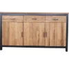 Teak houten industrieel dressoir