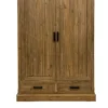 Teak houten kledingkast (demontable