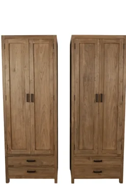 Teak houten opbergkast