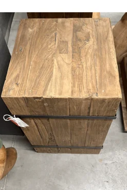 Teak houten pilaar