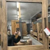 Teak houten spiegelkast 60 cm