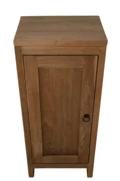 Teak houten toiletkastje 36x25x85h cm