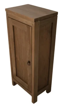 Teak houten toiletkastje 36x25x85h cm