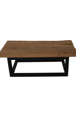 Teak Houten Toiletplankje met Metalen Beugel