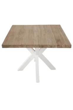 Teak houten vierkanten eettafel 100×100 cm