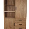 Teakhouten opbergkast (block kast)