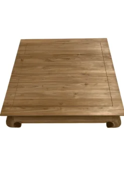 Teakhouten opiumtafel 120×120