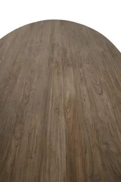 Teakhouten ovale eettafel 260 cm