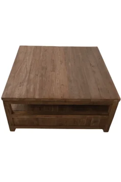 Teakhouten salontafel met lades