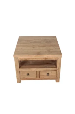 Teakhouten salontafel met lades