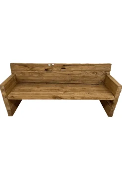 Teakhouten stoere bank