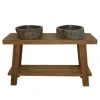 Teakhouten Wandtafel/ badkamermeubel 120 of 140