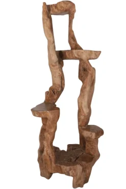 Unieke grote houten etagere/ plantentafel