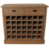 Wijnkast dressoir/ wijnkast teakhout
