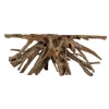 Wortel teak houten side table