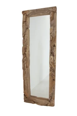 wortelteakhouten spiegel 2 meter