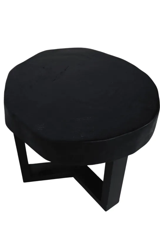Zwarte Boomstam Salontafel