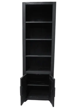 Zwarte opbergkast