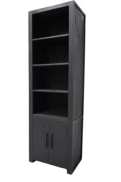 Zwarte opbergkast