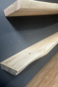 Zwevende Acacia Houten Planken – Naturel Eiken Look